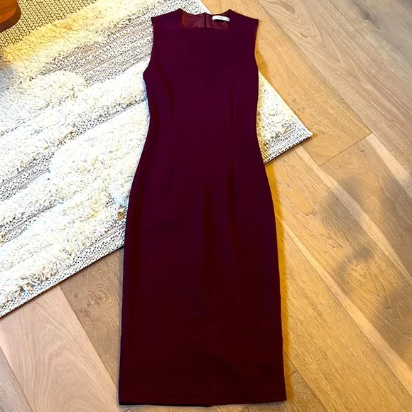 Mango burgundy dress clearance